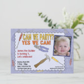 Invitation du Parti de la construction avec photo (Debout devant)