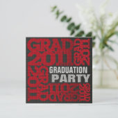 Invitation du Parti de la graduation 2011 Rouge 2 (Debout devant)