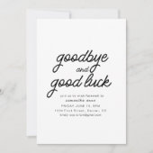 Invitation du Parti de la retraite au revoir et à  (Devant)