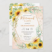 Invitation du Parti de la retraite avec des tourne (Devant / Derrière)