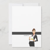 Invitation du Parti de la retraite de la femme d'e (Dos)