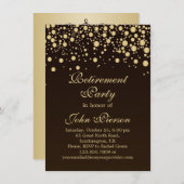 Invitation du Parti de la retraite des confettis d (Devant / Derrière)