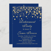 Invitation du Parti de la retraite des confettis d (Devant / Derrière)