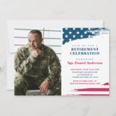 Invitation du Parti de la retraite du drapeau amér (Devant)