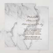 Invitation du Parti de la retraite du marbre à Tau (Devant / Derrière)