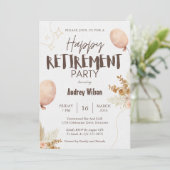 Invitation du Parti de la retraite Joyeux Beige Br (Debout devant)