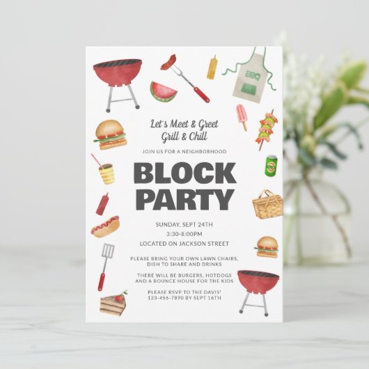 Invitation du parti de quartier (Debout devant)