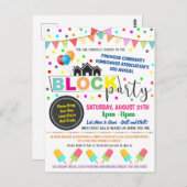 Invitation du parti de quartier (Devant / Derrière)