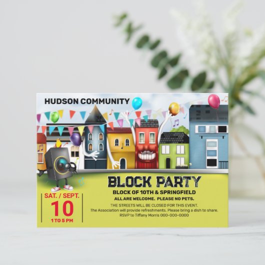 Invitation du parti de quartier (Debout devant)