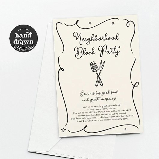 Invitation du parti de quartier