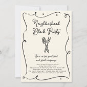 Invitation du parti de quartier (Devant)