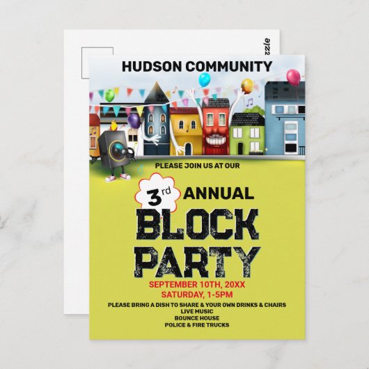 Invitation du parti de quartier (Devant / Derrière)