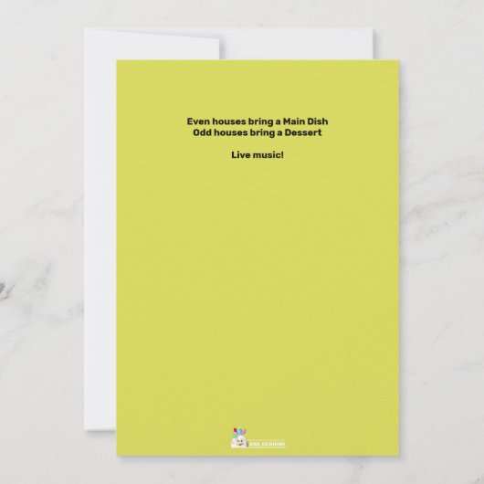 Invitation du parti de quartier (Dos)