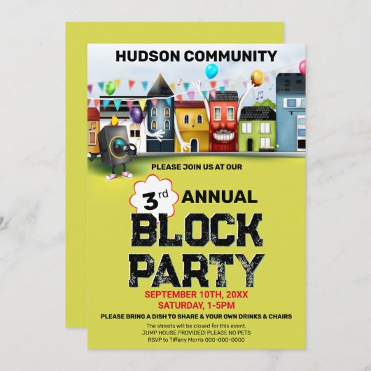 Invitation du parti de quartier (Devant / Derrière)