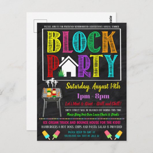 Invitation du parti de quartier (Devant / Derrière)