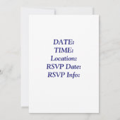 Invitation du parti de retraite (Dos)