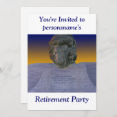 Invitation du parti de retraite (Devant / Derrière)