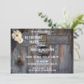 Invitation du parti de retraite artistique rustiqu (Debout devant)