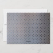 Invitation du parti de retraite artistique rustiqu (Dos)