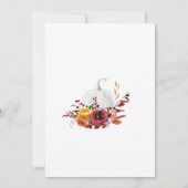  Invitation du parti de retraite d'automne (Dos)