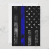 Invitation du parti de retraite de la police (Dos)