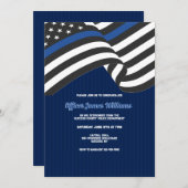 Invitation du parti de retraite de la police (Devant / Derrière)