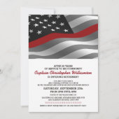 Invitation du parti de retraite des pompiers (Devant)