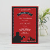 Invitation du parti de retraite des pompiers (Debout devant)