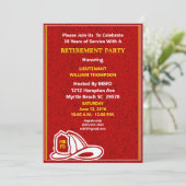 Invitation du parti de retraite des pompiers (Debout devant)