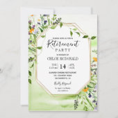 Invitation du parti de retraite fleur sauvage  (Devant)