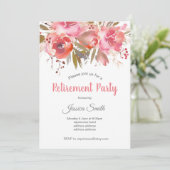 invitation du parti de retraite florale bohochique (Debout devant)