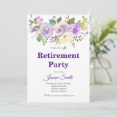 invitation du parti de retraite florale bohochique (Debout devant)