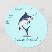 Invitation du parti de retraite : Marlin bleu Atla (Devant / Derrière)