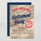 Invitation du Parti de retraite militaire (Devant / Derrière)