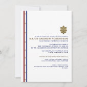 Invitation du Parti de retraite militaire (Devant)