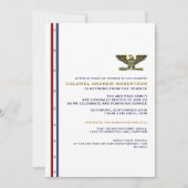 Invitation du Parti de retraite militaire (Devant)