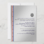 Invitation du Parti de retraite militaire (Devant)