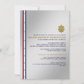 Invitation du Parti de retraite militaire (Devant)