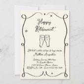 Invitation du parti de retraite pour les hommes ou (Devant)