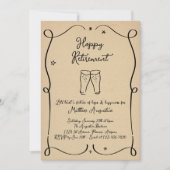 Invitation du parti de retraite pour les hommes ou (Devant)