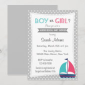 Invitation du parti de révélation de sexe masculin (Devant / Derrière)