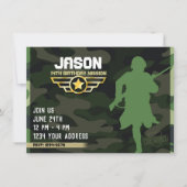 Invitation du Parti de style militaire (Devant)