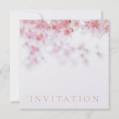 INVITATION DU PARTI D'ENGAGEMENT : CHERRY BLOSSOM  (Devant)