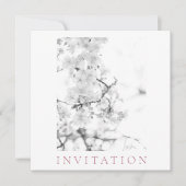 INVITATION DU PARTI D'ENGAGEMENT : CHERRY BLOSSOM (Devant)