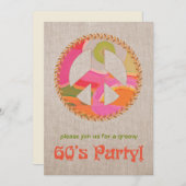 Invitation du parti des années 60 (Devant / Derrière)