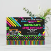 Invitation du parti des années 80 Fête d'anniversa (Debout devant)