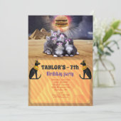 Invitation du Parti des Chats Égyptiens (Debout devant)