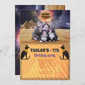 Invitation du Parti des Chats Égyptiens (Devant / Derrière)