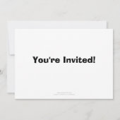 Invitation du parti des éléphants africains (Dos)