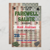 Invitation du parti des soldats d'adieu (Devant / Derrière)